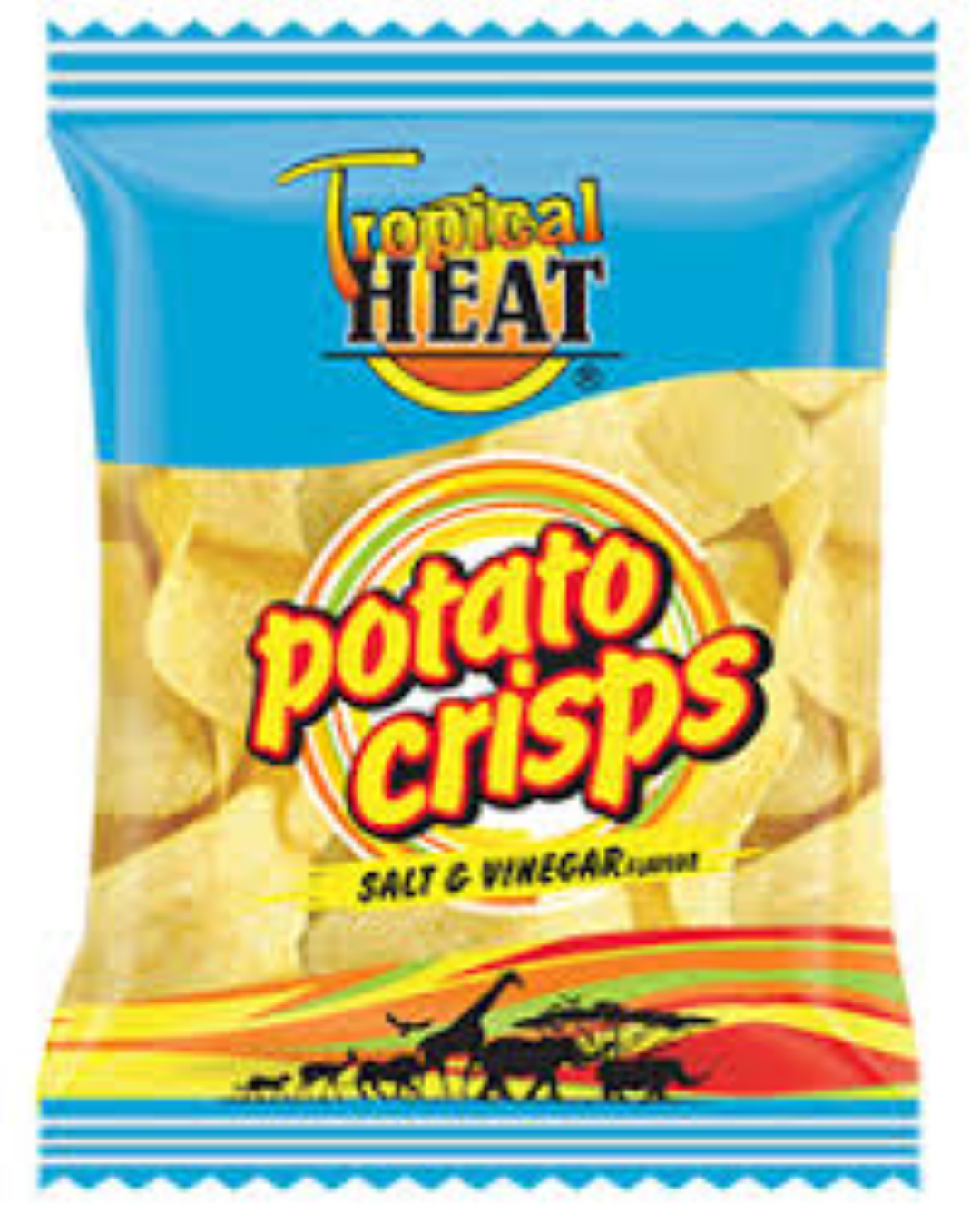 TROPICAL HEAT CRISPS SALT & VINEGAR 100G